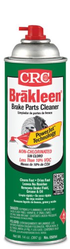 CRC (05054-12PK) Brakleen Non-Chlorinated Brake Parts Cleaner with PowerJet Technology - 14 oz., (Pack of 12)