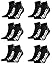 Produktbild HEAD Unisex Performance Quarter Socken Sportsocken 12er Pack (Black, 43-46)