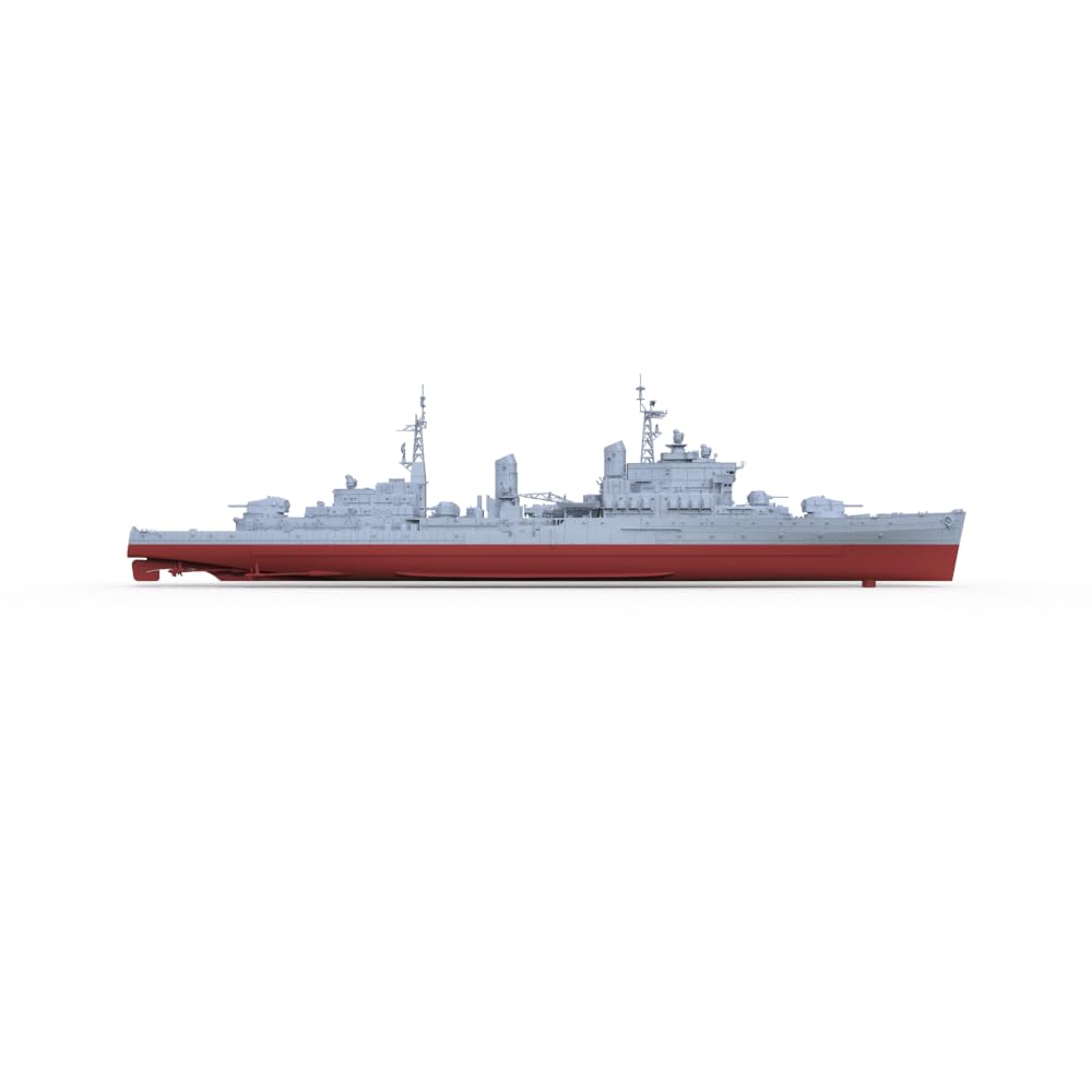 MRY-SFW SSC700608S-A 1/700 zestaw do budowy modelu wojskowego Brytyjski lekki krążownik klasy tygrys, pełne tułowienie, segmentowy kadłub