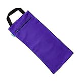 HealthAndYoga(TM) Yoga Sand Bags - Double Bag with Inner Waterproof Bag - Prop for Adding Weight and Support (Purple)