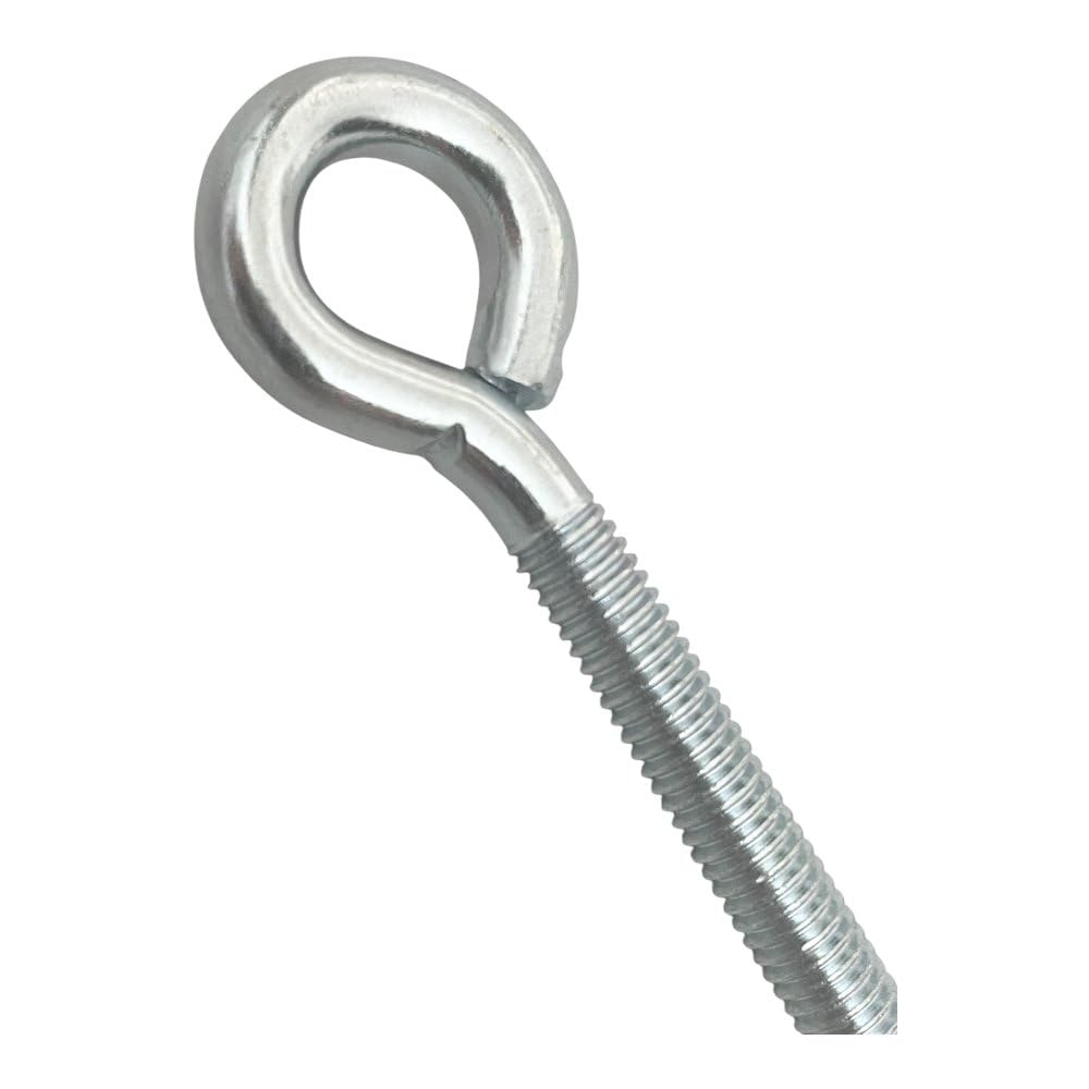 300 viti ad anello M6/100 mm | vite a occhiello M6/100 mm, bulloni ad occhio per un fissaggio sicuro, in acciaio zincato, ideale per interni ed esterni