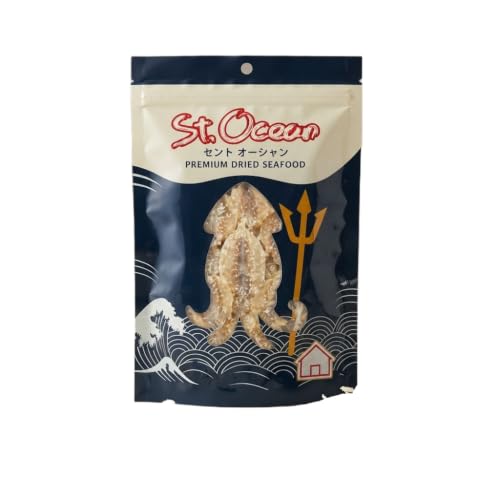 เอ็มเฟรช Seasoned Yellow Stripe Trevally with Sesame – Sweet and Savory Dried Fish Fillets for Pan-Frying, Rice, and Cooking 250g image 5
