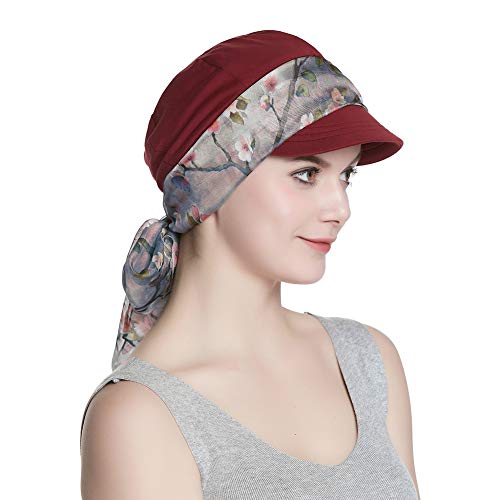 Alnorm Womens Newsboy Cabbie Beret Cap Soft Hats For Chemo Women #TOP3