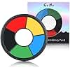 Go Ho 6 Colors Washable Formula Face Body Paint for Adults Children,Face Paint FX Makeup Palette,Professional Red Blue White Black Green Yellow Face Paint Halloween Cosplay SFX Makeup