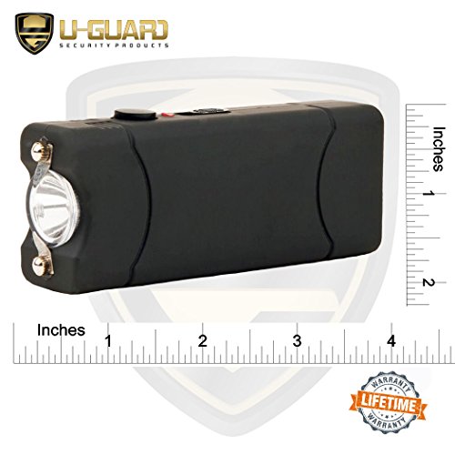 Pepper Spray Keychain Small Stun Gun Self Defense Kit (1) Rechargeable Mini Stun Gun Flashlight (1) Police Pepper Spray 1/2Oz Tear Gas. Best Stun Gun For Women Or Men. Color (Black) #TOP2