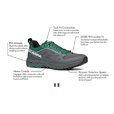 SCARPA Men's Rapid GTX Waterproof Gore-Tex Hiking and Approach Shoes