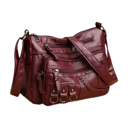 Bolso de hombro para mujer, bolso cruzado elegante tipo tote para vacaciones, desplazamientos y verano miniatura 1
