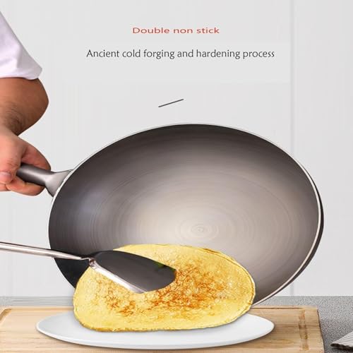 Wok antiadherente de aluminio 32 cm con tapa de vidrio miniatura 5