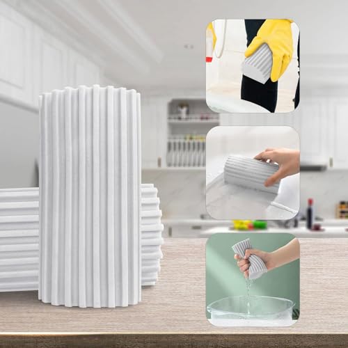 Image of Damp Duster Clean Sponge for Car and Home, PVA Super Absorbent Soft Easy-to-Clean Duster for Blinds, Glass, Baseboards, Vents, Railings, Mirrors