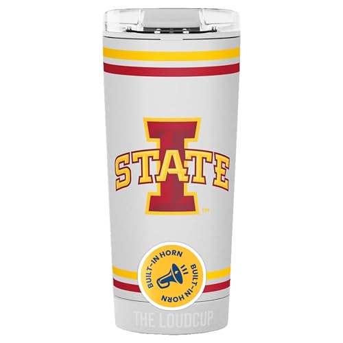 The LoudCup 16oz Reusable Water Bottle (Iowa State) – 2-in-1