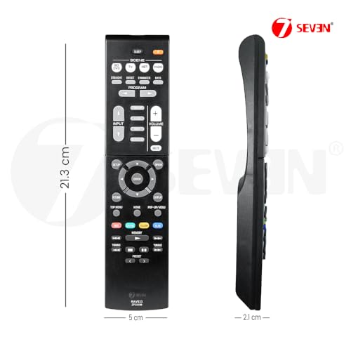 Image of 7SEVEN Compatible for Yamaha Av Receiver Remote Control Original RAV533 Model Suitable for RX-V479 RX-V579 RX-V481 RX-V481D RX-V483 RX-V581 RX-V583 HTR4068 HTR4069 HTR5069 Home Theatre Music Systems
