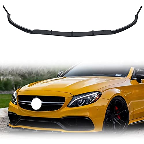 Séparateur de pare-chocs avant ED1 noir brillant pour Benz W205 C205 A205
