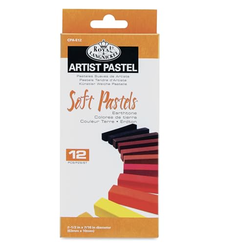 Royal Brush Langnickel Pastels doux tons terre, 12 pièces