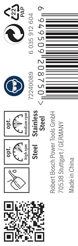 Bosch Professional 2608 588 091 – Metall Co Bohrer, DIN 338 3,7 x 39 x 70 mm (Pack 10)