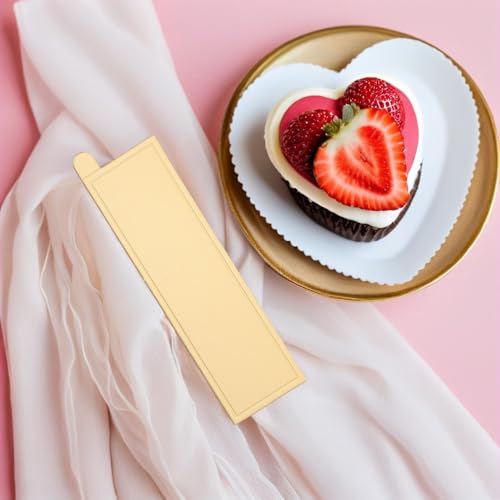 Base à gâteau rectangulaire carton - Support rigide pour entremets - 8