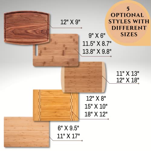 Tabla de Cortar Rectangular de Bambú miniatura 5