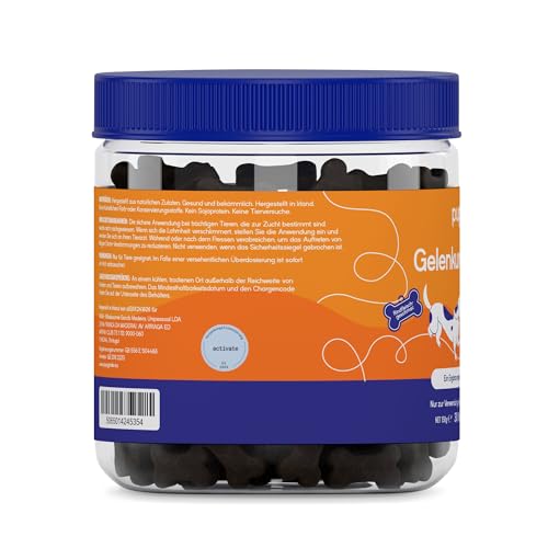 PupGrade Gelenkunterstützung für Hunde – Glucosamin-Chondroitin mit MSM & Grünlippmuschel – Hüft- & Gelenkschmerzlinderung – Für Hunde Aller Größen, Rassen und Altersgruppen – 30 Weiche Kausnacks