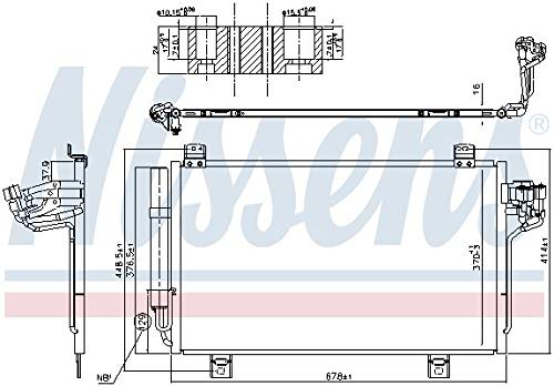 Amazon.com: NISSENS 940775 Air-Conditioning Installation : Automotive