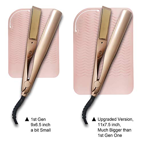 Tapete resistente al calor para cabello 11 x 7.5 pulg miniatura 5