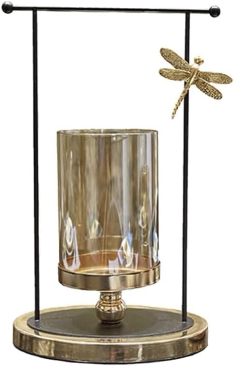 candle-holder Iron Light Luxury Candlestick Ornaments Retro Style Home Nordic Table Candlestick Romantic Candlelight Dinner Aromatherapy Candlestick candlestick(B)