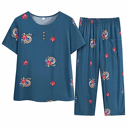 Pantalon en lin et haut assorti pour femme ensemble d'été bohème