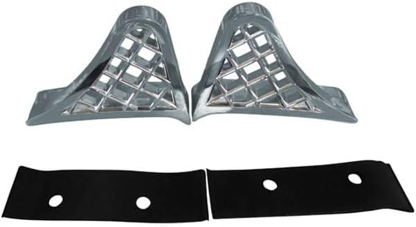 Technical Precision Replacement for Peterbilt 379 Year 1997 Chrome Plated Aluminum Fender Steps Rear