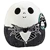 Squishmallows original 8 inch jack skellington nightmare before christmas official jazwares plush collectible soft squishy stuffed animal toy gift for kids girls boys  urban country home decor