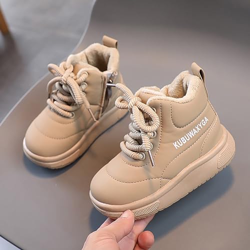 Girls Ankle Boots Combat Boots Lace Up Non-Slip Cowboy Boots Breathable Toddler Boots for Toddler Little Kid Big Kid3