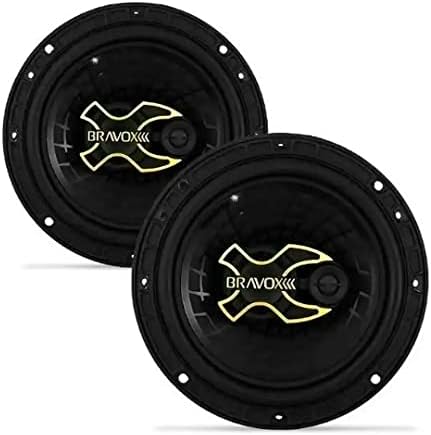Par Alto-Falante Triaxial 6" 50RMS B3X60 GOLD - Bravox