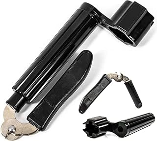 Detachable String Peg Winder and Cutter Tool Set for Guitar, Ukulele, Mandolin or Banjo Includes Bridge Pin Peg Puller