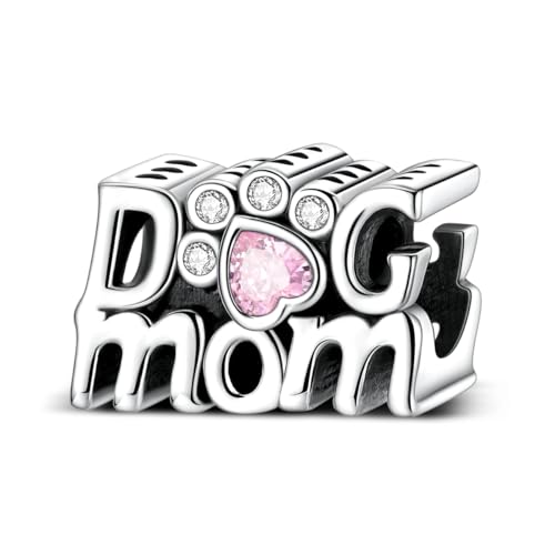 Dog Charm Fit for Pandora Bracelet 925 Sterling Silver Charms for Women Bracelets Hypoallergenic Original Bead Gift for Her