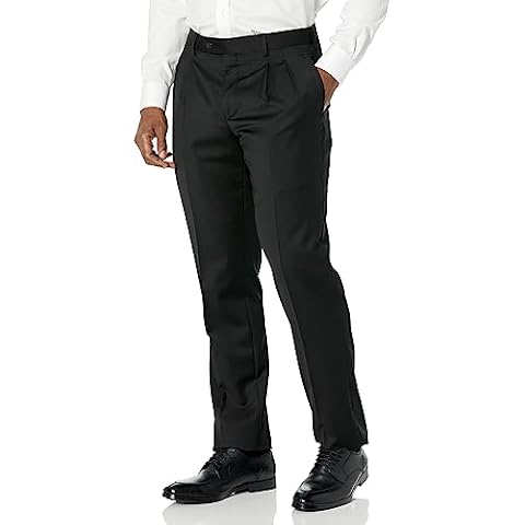 Palm Beach Men's Pleated Wool Suit Trousers Cover