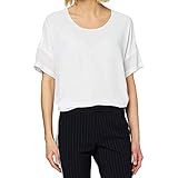silvian heach brille  Silvian Heach Damen Blouse Quenail Bluse, Weiß (White White), X-Small