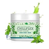 CHILLFLEX Menthol Soothing Cream, Instant Cooling Soothing Gel, Joint Activities Throughout The Body, Relief Message Cream for Muscle, Back, Neck, Lumbar, Hands, Kneel, Head(1Pcs)
