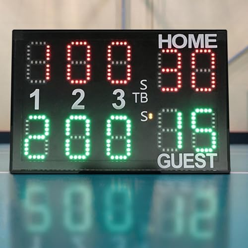 Marcador digital para baloncesto con control remoto miniatura 3