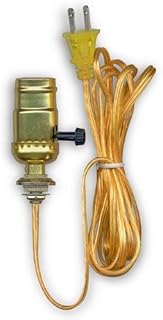 National ArtcraftÂ® Gold Lamp Repair Kit with Edison-Style Socket