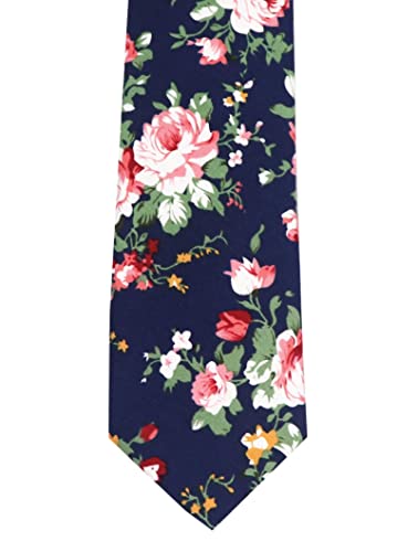 Kihatwin Men's Skinny Solid Color Cotton Linen Ties Wedding Party Slim cut Neckties 2.4"3