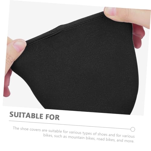 Par de fundas impermeables para zapatos de bicicleta, cortaviento y cálidas, cubre-puntas para ciclismo en invierno miniatura 7