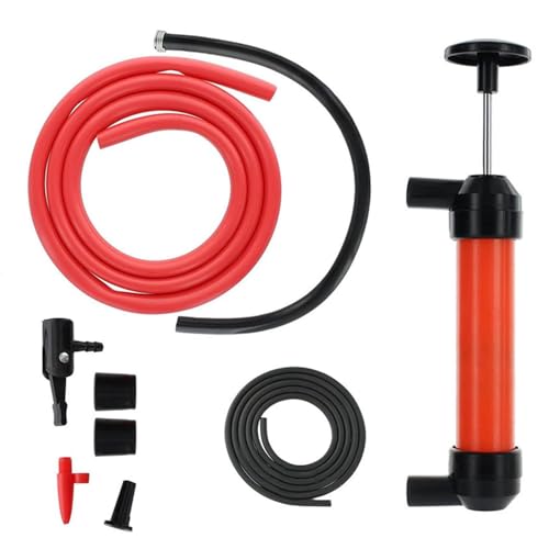 Manual Syphon Pump for Fuel & Fluid Transfer - Multi-Purpose Hand Siphon Tool