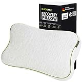 BLACKROLL® Recovery Pillow (50 x 30 cm), Kopfkissen für erholsamen Schlaf, ergonomisches Kissen mit Travel Bag für Reisen, Nackenkissen aus Viscose Memory Schaum, Made in Germany
