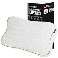 BLACKROLL® Recovery Pillow (50 x 30 cm), Kopfkissen für erholsamen Schlaf, ergonomisches Kissen mit Travel Bag für Reisen, Nackenkissen aus Viscose Memory Schaum, Made in Germany