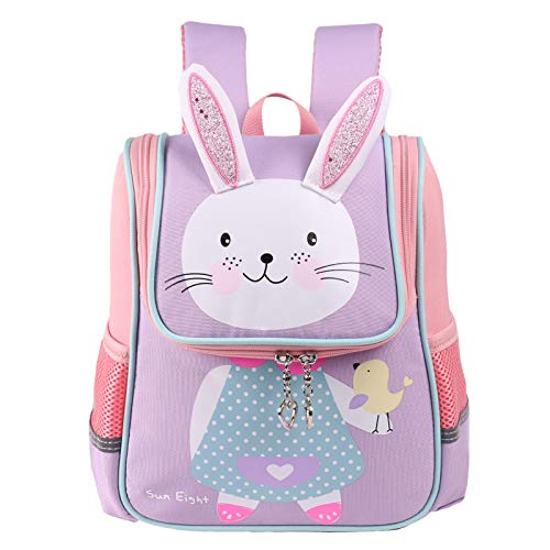 Sac à Dos Enfant Lémurien - Bandes Réfléchissantes - 31x14x41 Cm - Grande Capacité - Tissu Durable - 9