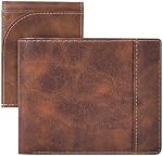 Swallowmall Wallet for Men 2 in 1, Men Wallets Leather Bifold RFID Blocking Genuine Men's Wallet with Removable Card Holder 2 ID Windows 15 Card Slots