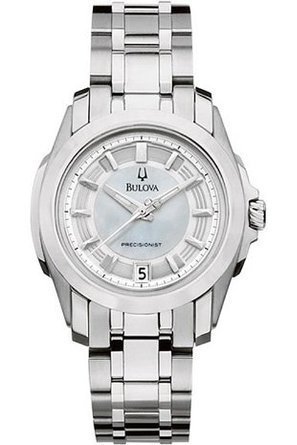 [u[o] Bulova rv Precisionist Longwood Quartz Steel Bracelet Women's Watch - {NH[c 96M108 fB[X ysAiz