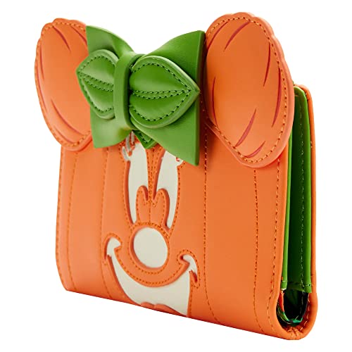Loungefly Disney Minnie Mouse Glow in the Dark Pumpkin Flap Wallet3