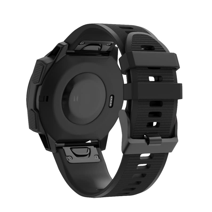 Bracelet silicone 26mm Garmin Fenix 7X idéal pour le trail et le quotidien