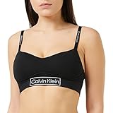 Calvin Klein Damen Bralette mit Lght gefüttert BH, Black, Large