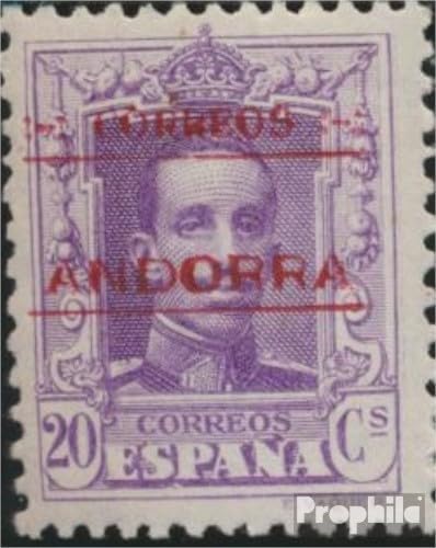 Andorra - Spanish Post 5A with Hinge 1928 Alfons (Stamps for Collectors)