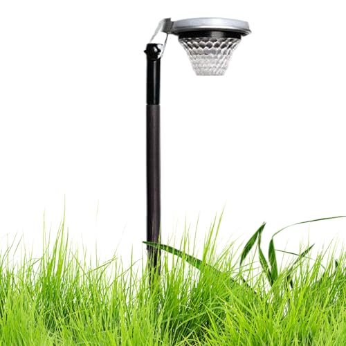 Yhsioaklo Light da giardino solare, bastoncini di illuminazione a colori, | ricaricabile con attivazione automatica notturna | illuminazione percorso impermeabile per passerella, all'aperto, prato