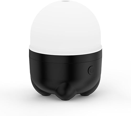 Difusor inalámbrico, difusor a pilas para aceites esenciales, humidificador de aire de aromaterapia portátil recargable con 7 luces que cambian de